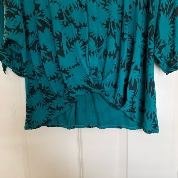 Anthropologie Akemi and Kin Teal Blouse XS - Picture 3 of 6